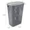 Mind Reader 60L Perforated Plastic Laundry Hamper with Lid